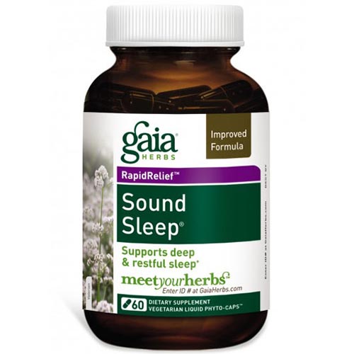 Gaia Herbs Sound Sleep, 120 Liquid Phyto-Caps, Gaia Herbs