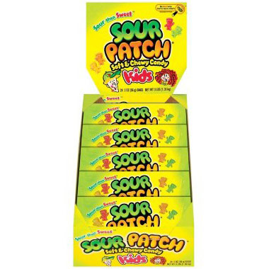 Sour Patch Kids Sour Patch Kids Soft & Chewy Candy, 2 oz x 24 ct