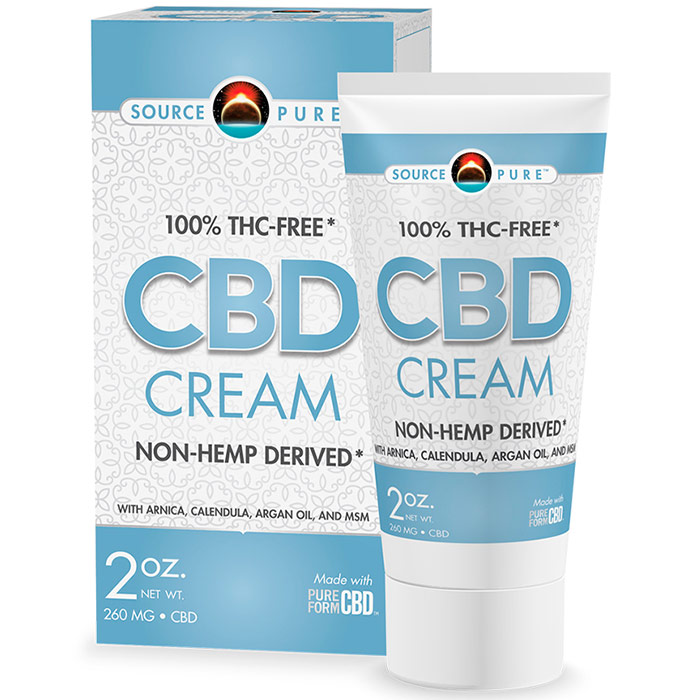 SourcePure CBD Cream, 2 oz, Source Naturals