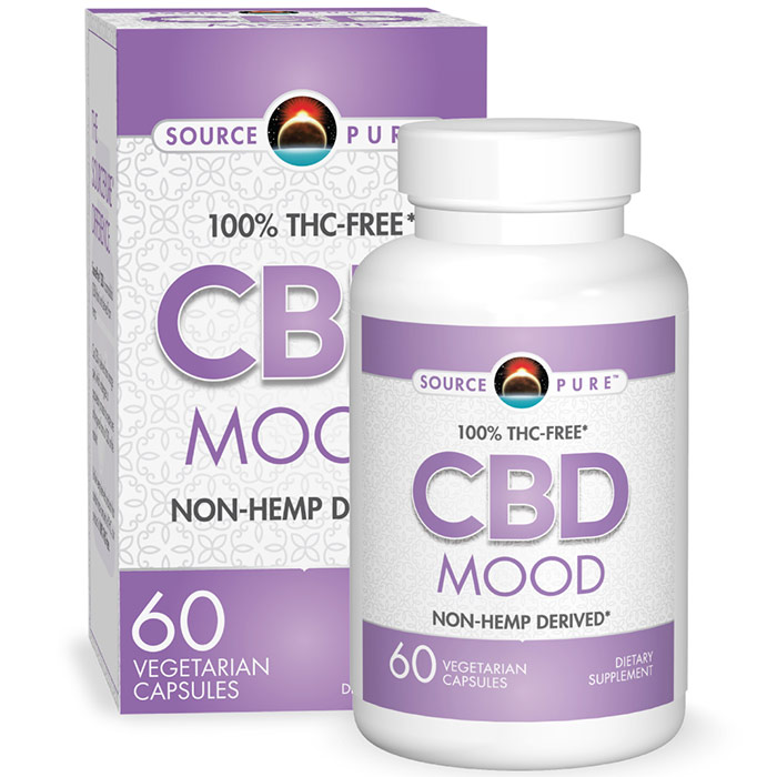 SourcePure CBD Mood, 60 Vegetarian Capsules, Source Naturals