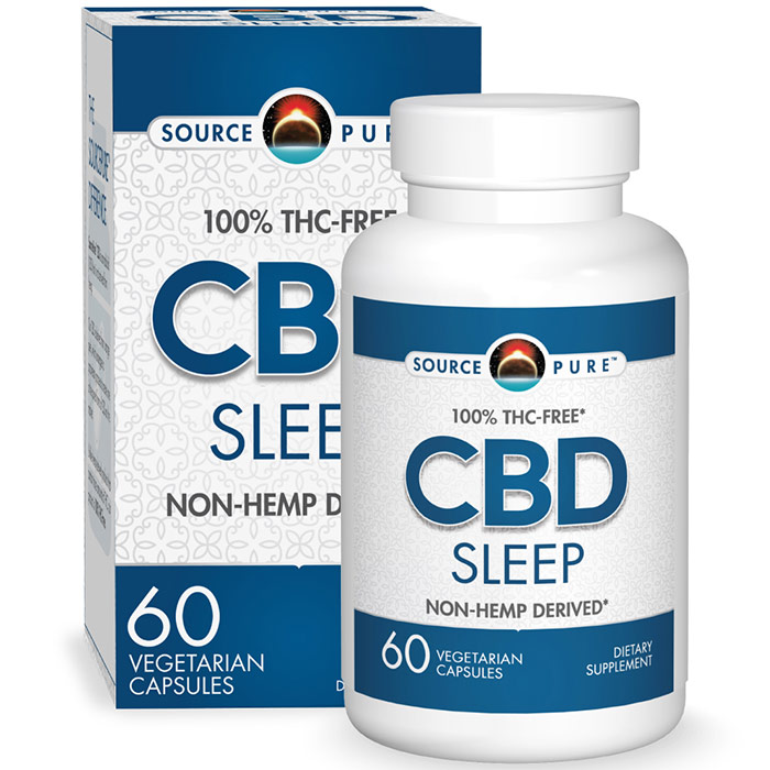 SourcePure CBD Sleep, 60 Vegetarian Capsules, Source Naturals