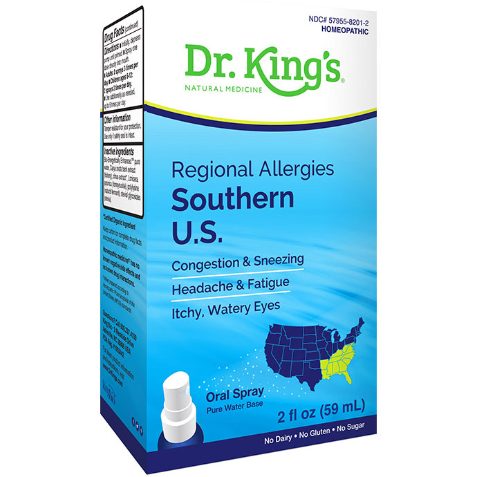 Regional Allergies - Southern U.S., 2 oz, Dr. Kings by King Bio
