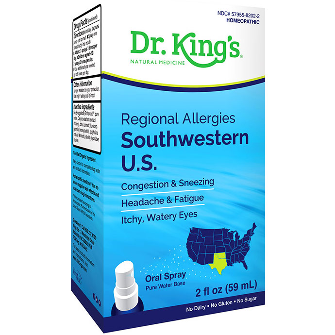 Regional Allergies - Southwestern U.S., 2 oz, Dr. Kings by King Bio