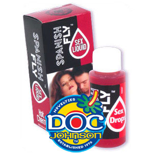 Doc Johnson Spanish Fly Sex Drops Hot Cherry, 1 oz, Doc Johnson