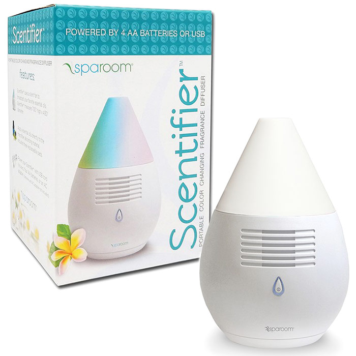 SpaRoom Scentifier, Portable Color Changing Fragrance Diffuser, 1 ct