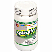 Spirulina 500 mg, 100 Tablets, All Nature