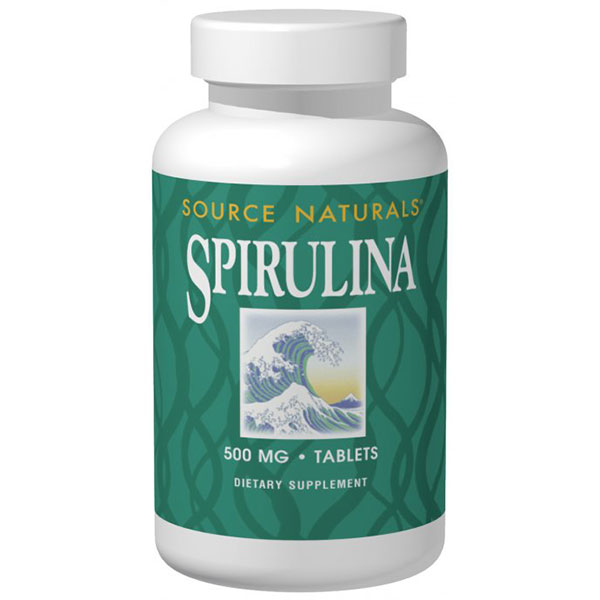 Spirulina 500mg 200 tabs from Source Naturals