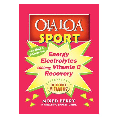 Sport Drink Mixed Berry, Energy & Recovery, 30 Packs, Ola Loa