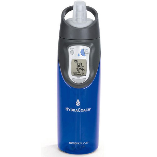 Sportline HydraCoach Intelligent Water Bottle Blue