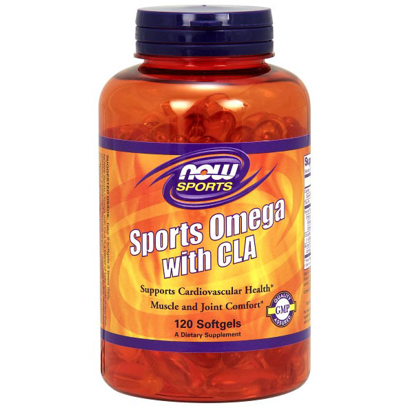 Sports Omega with CLA, 120 Softgels, NOW Foods