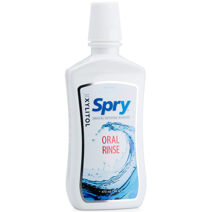 Spry Xylitol Oral Rinse - Coolmint, All Natural, 16 oz, Xlear (Xclear)