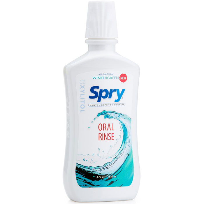 Spry Xylitol Oral Rinse - Wintergreen, All Natural, 16 oz, Xlear (Xclear)