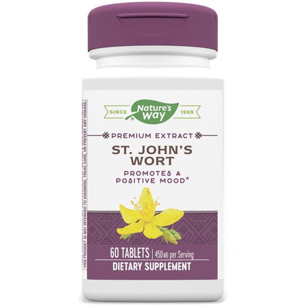 Enzymatic Therapy St. John's Wort Extract, 60 Tablets, Enzymatic Therapy
