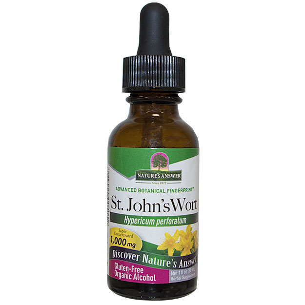 St. Johns Wort Extract Liquid 1 oz from Natures Answer