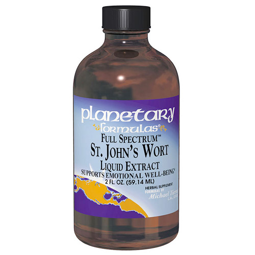 Planetary Herbals St. John's Wort Liquid Extract 2 fl oz, Planetary Herbals