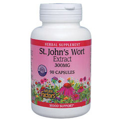 St. Johns Wort Extract 300mg 180 Capsules, Natural Factors