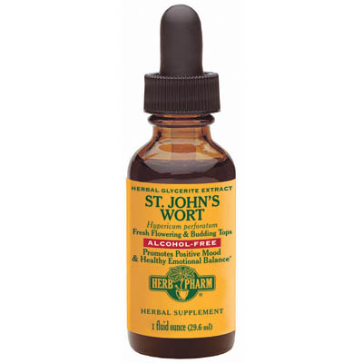 Herb Pharm St. Johns Wort Glycerite Liquid, 1 oz, Herb Pharm