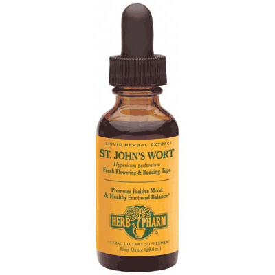 St. Johns Wort Liquid Herbal Extract 1 oz from Herb Pharm