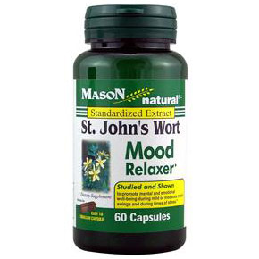 St. Johns Wort Mood Relaxer, 60 Capsules, Mason Natural