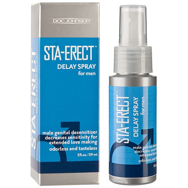 Sta-Erect Delay Spray for Men, 2 oz, Doc Johnson