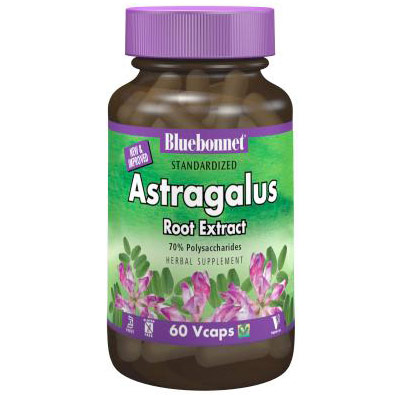 Standardized Astragalus Root Extract, 60 Vcaps, Bluebonnet Nutrition