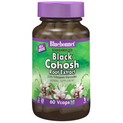 Standardized Black Cohosh Root Extract, 60 Vcaps, Bluebonnet Nutrition