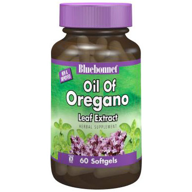 Standardized Oil Of Oregano Leaf Extract, 60 Softgels, Bluebonnet Nutrition