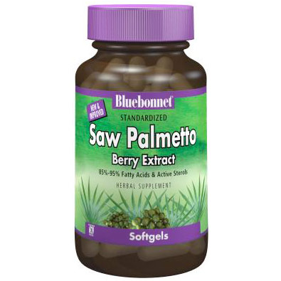 Standardized Saw Palmetto Berry Extract, 60 Softgels, Bluebonnet Nutrition