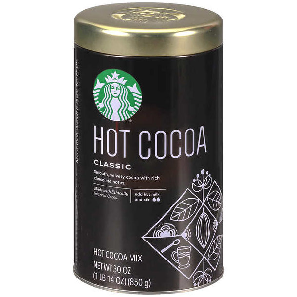 Starbucks Classic Hot Cocoa Mix, 30 oz (850 g)