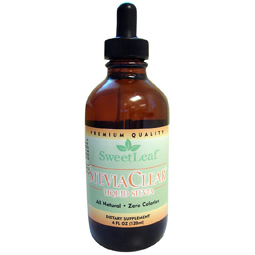 SweetLeaf Stevia Clear (Liquid Stevia Extract) 4 fl oz from Wisdom Natural Brands