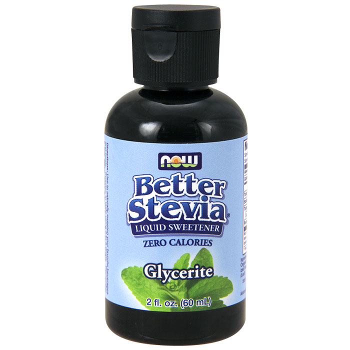 Better Stevia Liquid Glycerite, Alcohol-Free, 2 oz, NOW Foods
