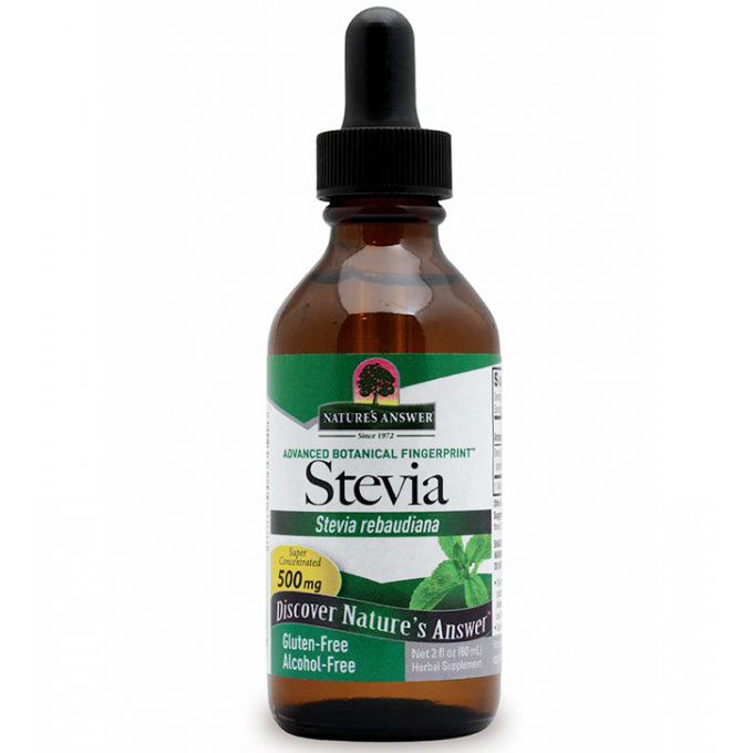 Stevia Leaf Extract Alcohol Free Liquid 2 oz from Natures Answer