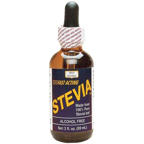 Stevia Liquid, Stevia Leaf Extract 4:1, 2 oz, Only Natural Inc.