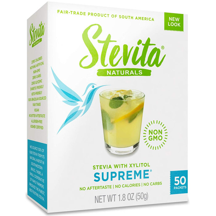 Stevia Supreme, 50 Packets, Stevita