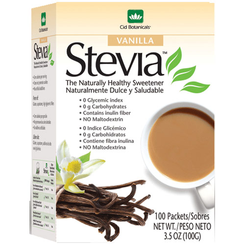 Cid Botanicals Stevia Sweetener, Vanilla Flavor, 3.5 oz, Cid Botanicals