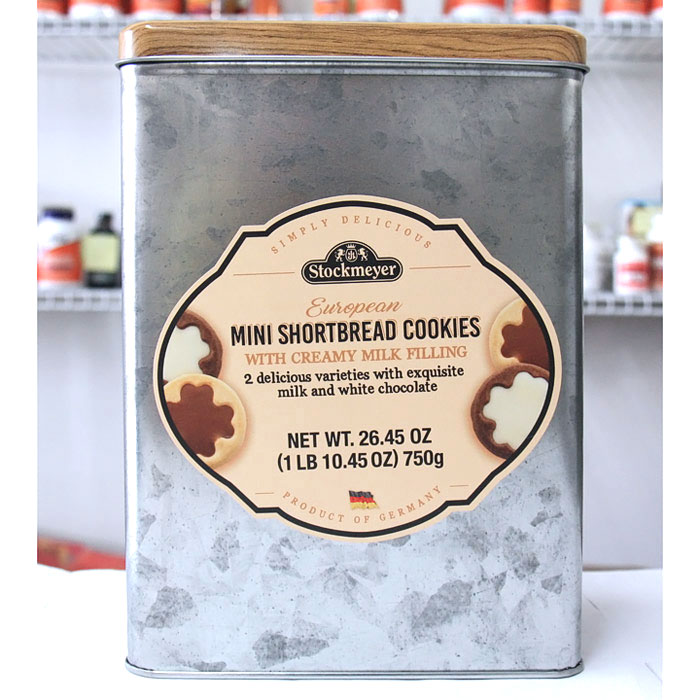 Stockmeyer European Mini Shortbread Cookies with Creamy Milk Filling, 26.45 oz (750 g)