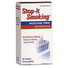 Stop-It Smoking Detoxifying 60 tabs, NatraBio (Natra-Bio)