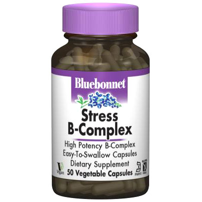 Stress B-Complex, 100 Vegetable Capsules, Bluebonnet Nutrition