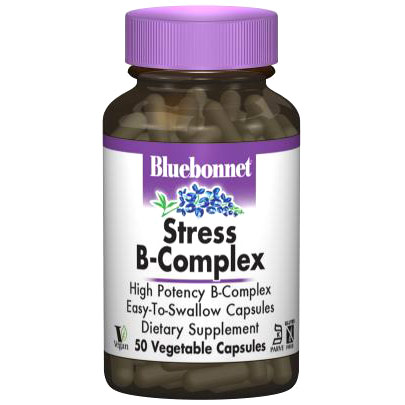 Stress B-Complex, 50 Vegetable Capsules, Bluebonnet Nutrition