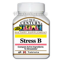 21st Century HealthCare Stress B with Iron 66 Tablets, 21st Century Health Care