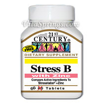 Stress B with Zinc 66 Tablets, 21st Century Health Care