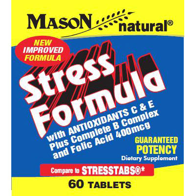Mason Natural Stress Formula, 60 Tablets, Mason Natural