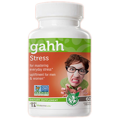 Stress Gahh, Herbal Formula, 60 Vegetarian Capsules, BioTerra Herbs