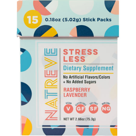 Stress Less Dietary Supplement, 75.3 g (15 Stick Packs), Natreve