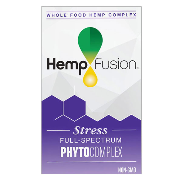 Hemp Fusion Stress Phytocomplex Travel Size Packet, 2 Vegetarian Liquid Capsules, HempFusion