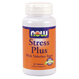 Stress Plus Vegetarian 50 Tabs, NOW Foods 