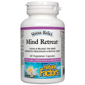 Stress-Relax Mind Retreat, 60 Vegetarian Capsules, Natural Factors