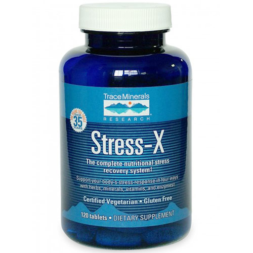 Trace Minerals Research Stress-X (Nutritional Stress Recovery), 60 Tablets, Trace Minerals Research