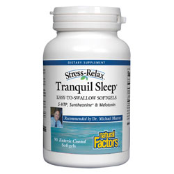 Stress-Relax Tranquil Sleep Enteric Coated, 90 Softgels, Natural Factors