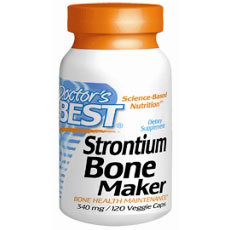 Strontium Bone Maker 340 mg, 120 Veggie Caps, Doctors Best